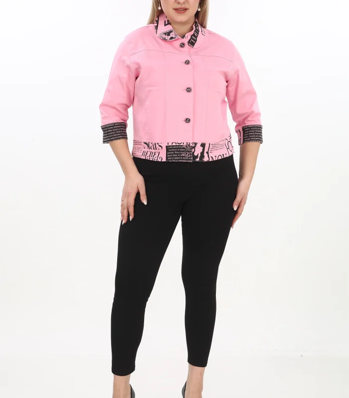 Gazete Baskılı Mont