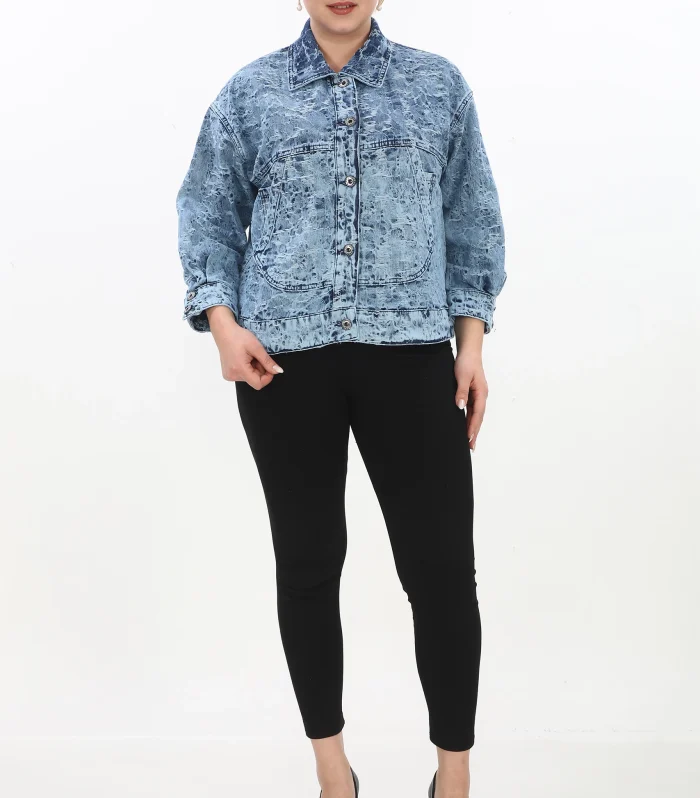 Yırtıklı Kot Ceket